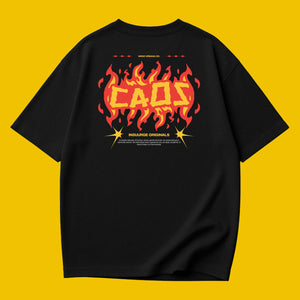 Camiseta Oversized Caos - Insuurge