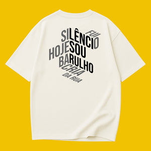 Camiseta Oversized Silêncio