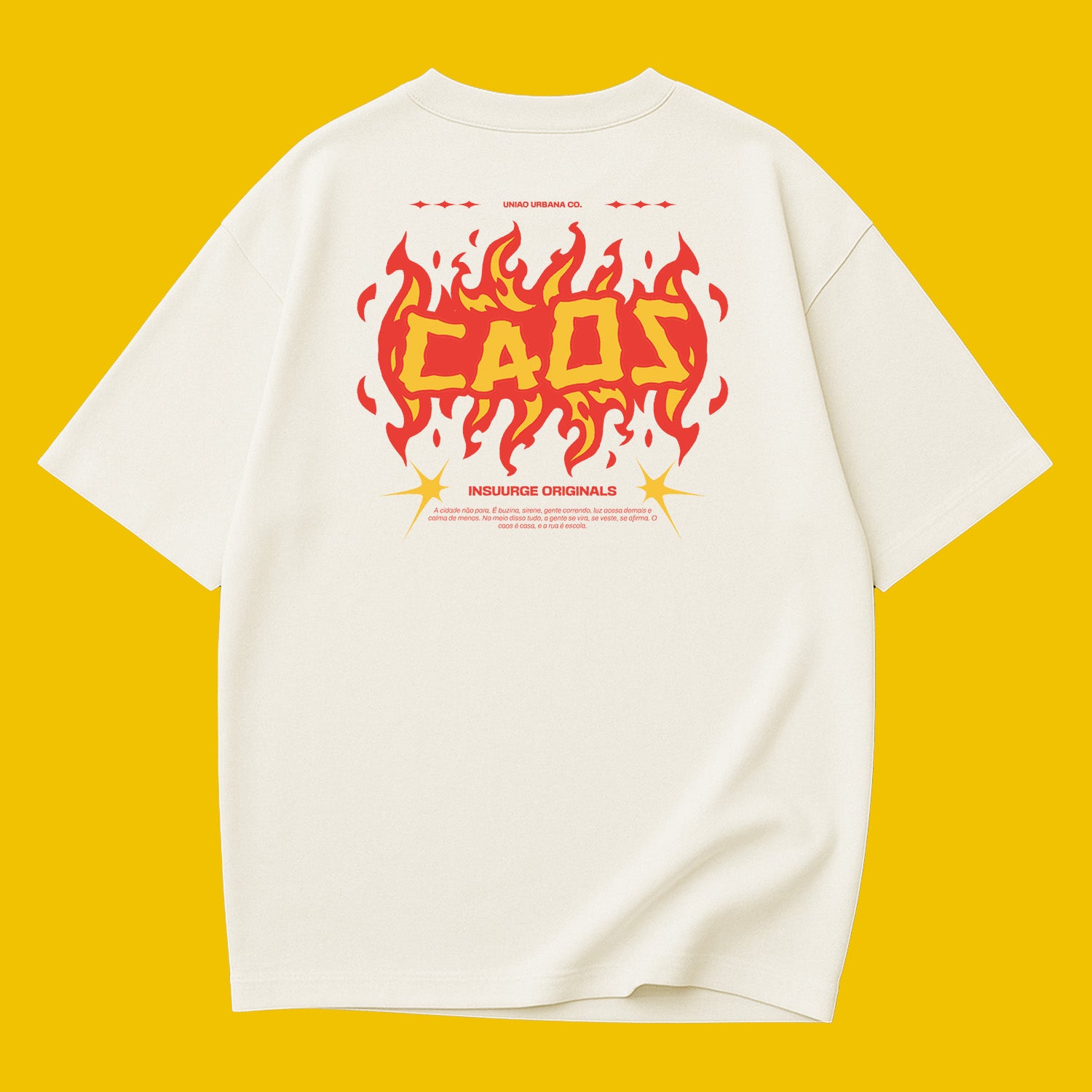 Camiseta Oversized Caos