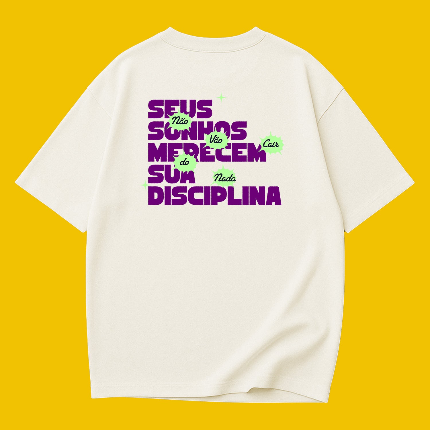 Camiseta Oversized Sonhos