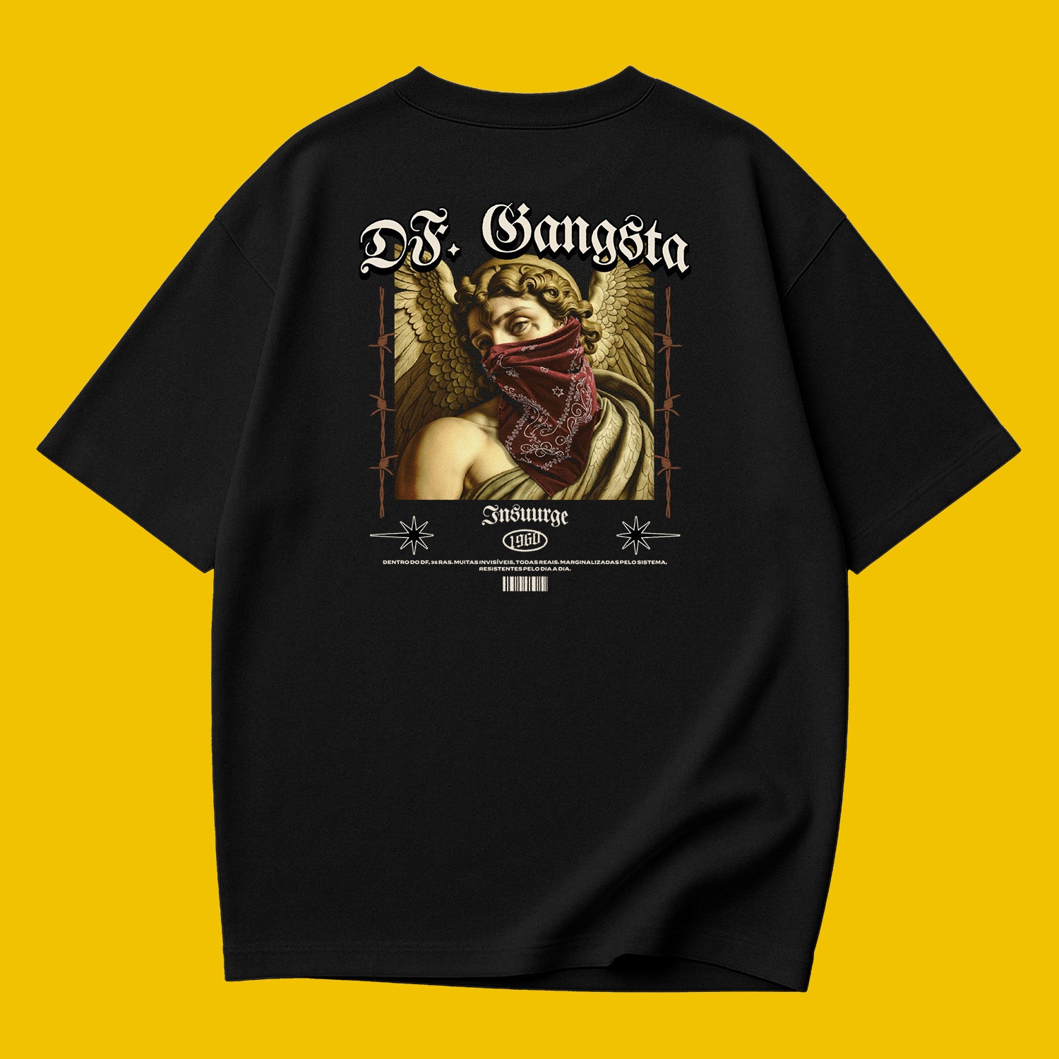 Camiseta Oversized DF Gangsta