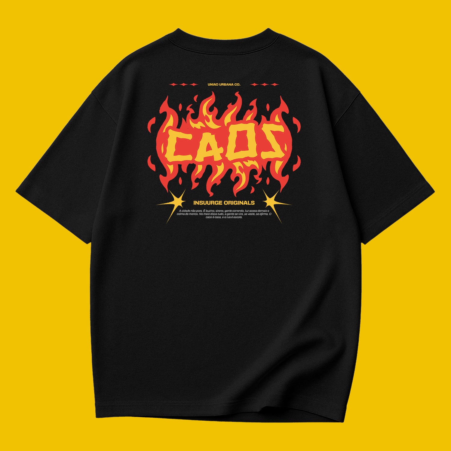 Camiseta Oversized Caos