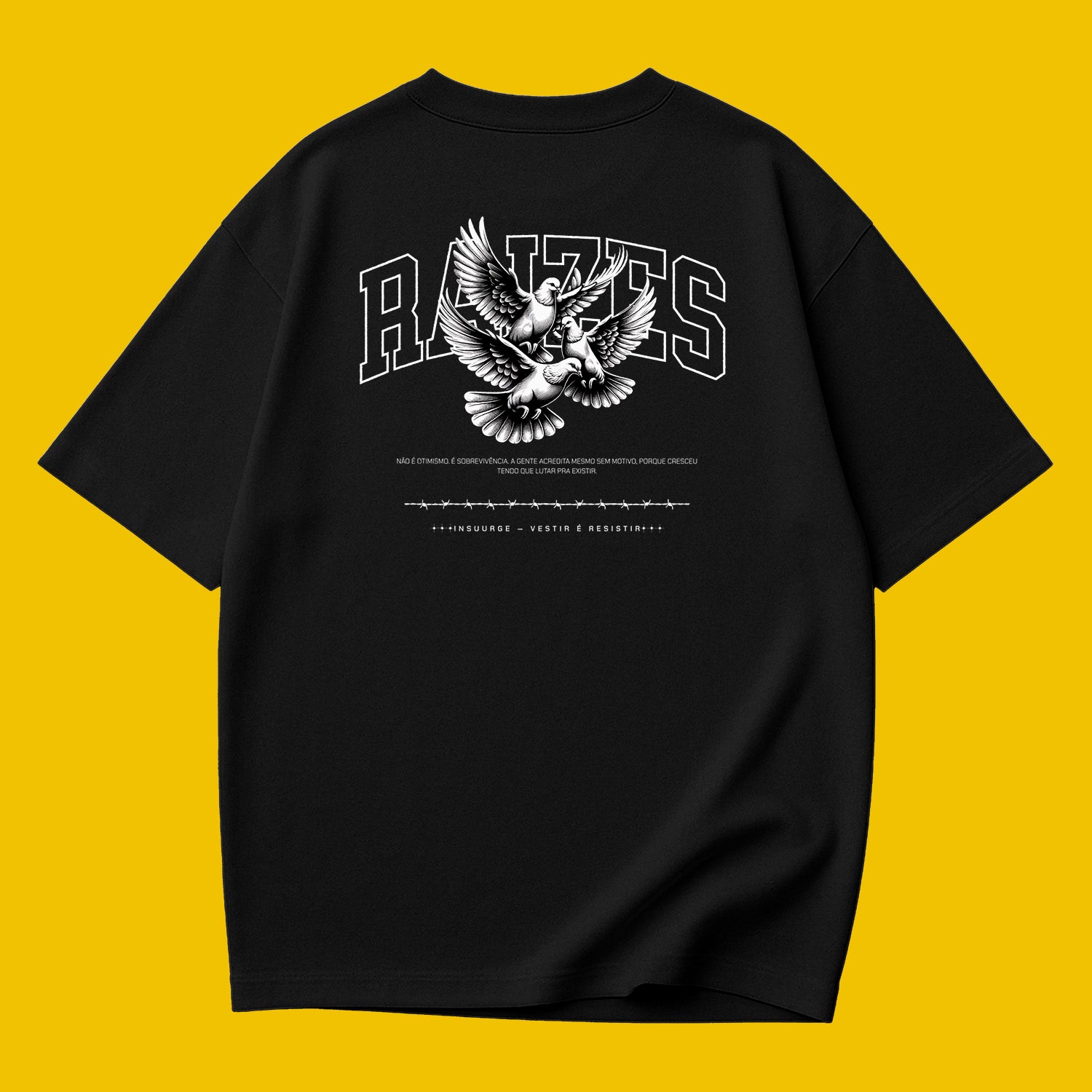 Camiseta Oversized Raízes