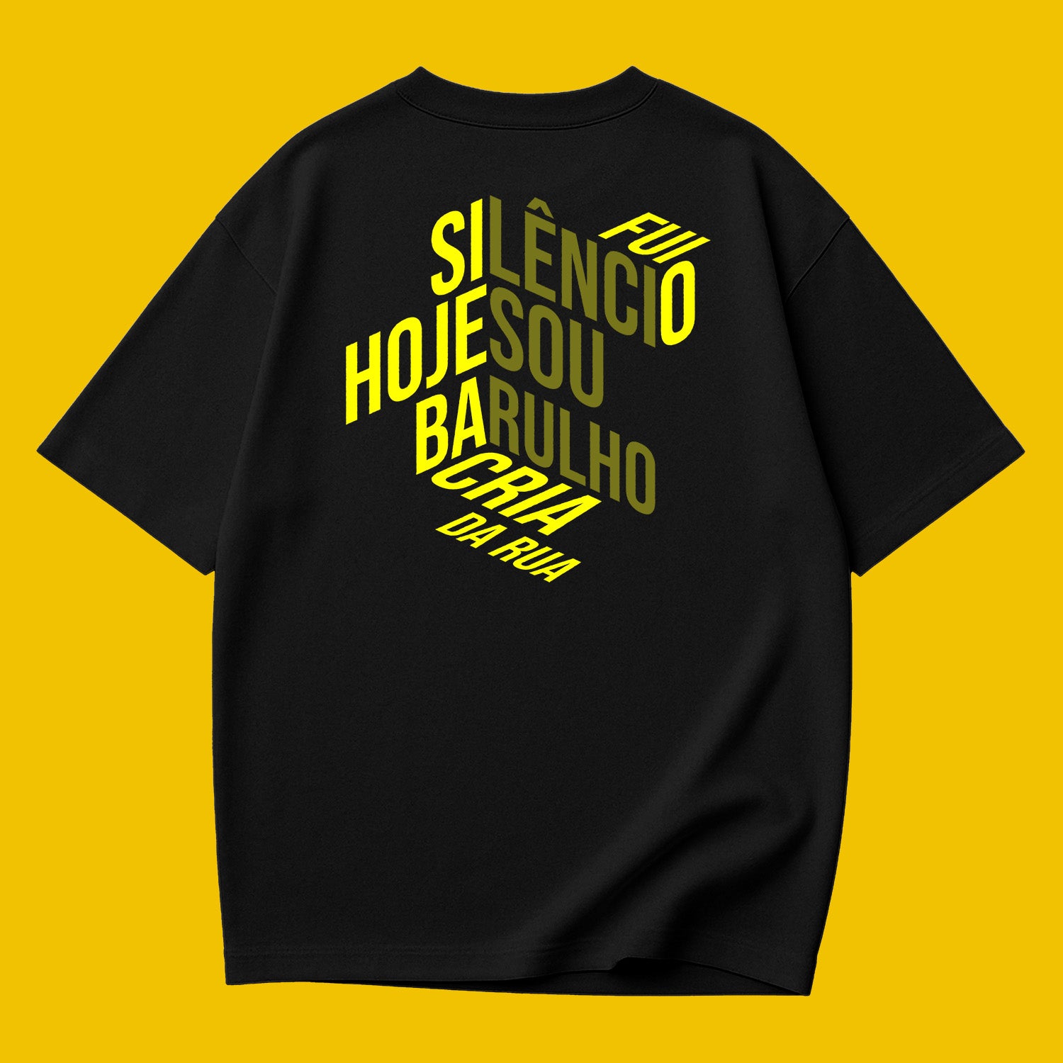 Camiseta Oversized Silêncio
