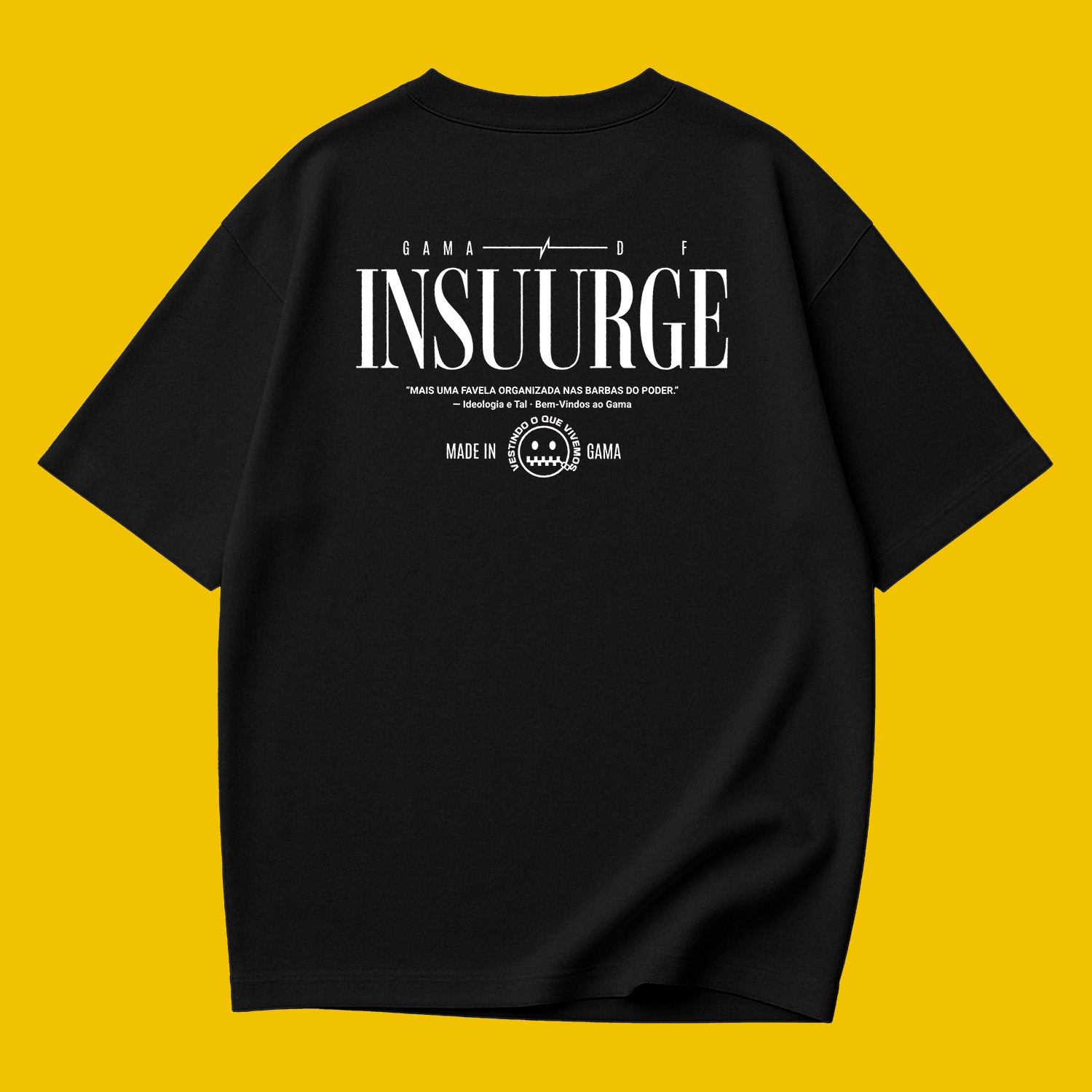 Camiseta Oversized Bem-vindo ao Gama