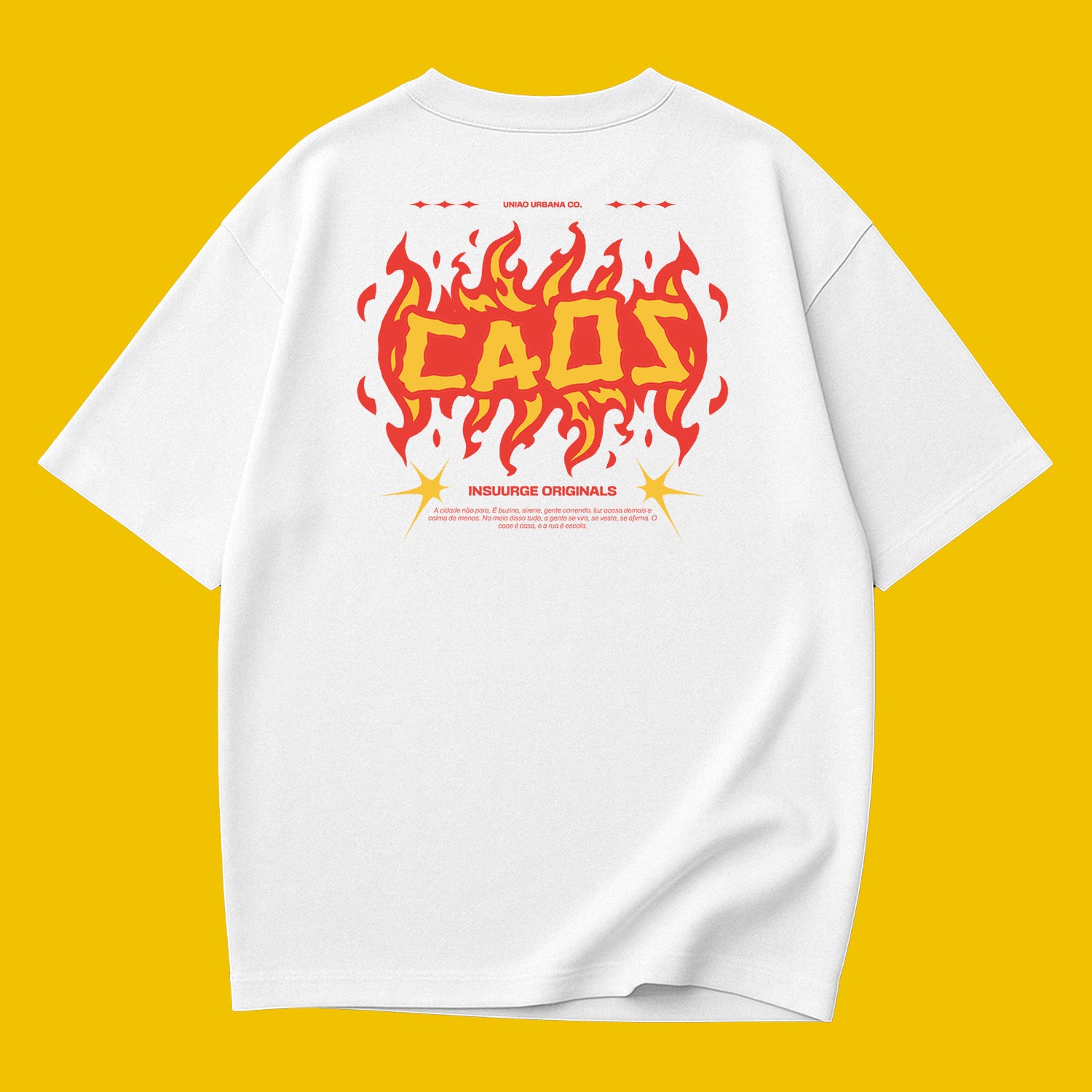 Camiseta Oversized Caos