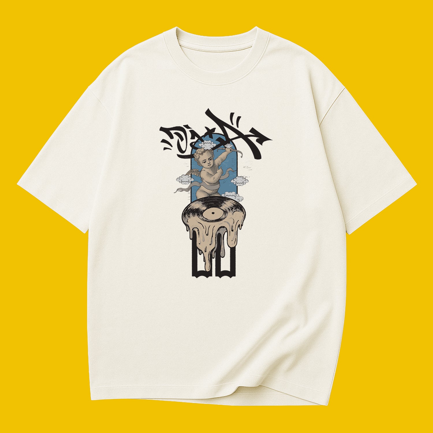 Camiseta Oversized DJ A - Batida Braba