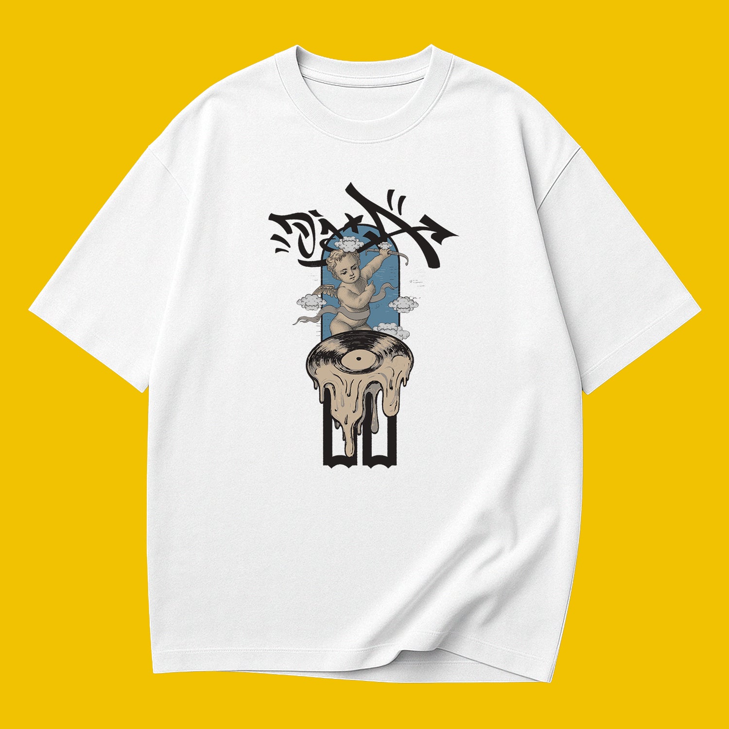 Camiseta Oversized DJ A - Batida Braba