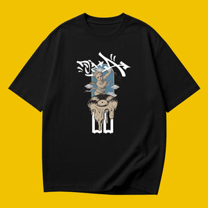Camiseta Oversized DJ A - Batida Braba